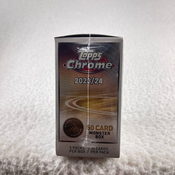 2023-24 Topps Chrome Basketball Trading Card Monster Box Factory‎ Sealed - Picture 2 of 6
